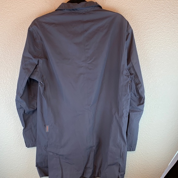 Swims women’s raincoat sz M long button down spring fall preppy career work - Picture 3 of 9